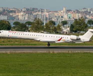 Avión Air Nostrum de 100 pasajeros