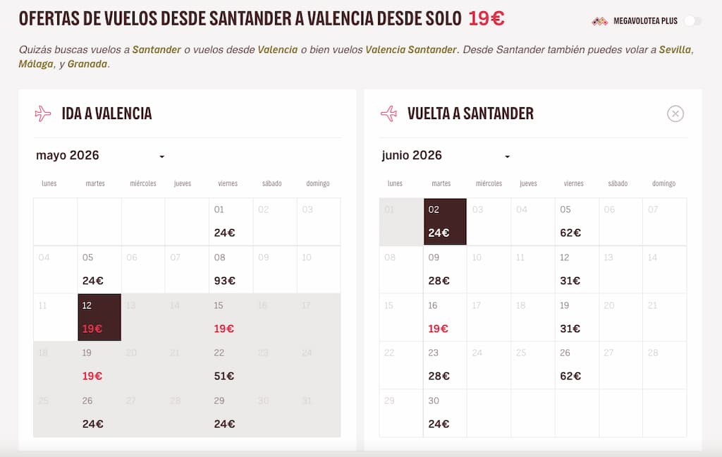 Valencia Volotea desde 19 Valencia Volotea desde 19€
